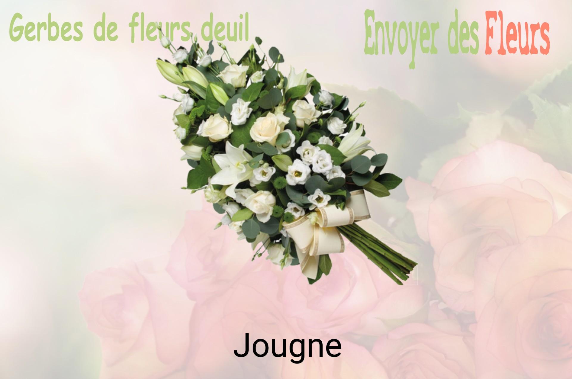 Gerbe de fleurs de deuil livrée à Jougne